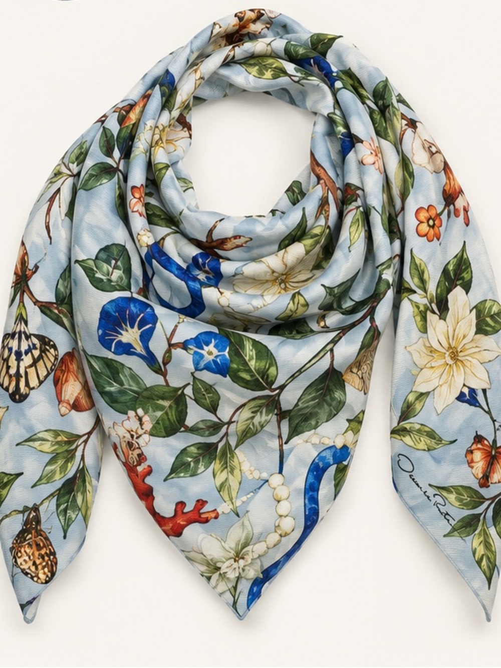 Oscar de la renta scarf